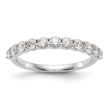 14K White Gold 11-Stone Band Mounting