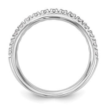 14K White Gold Band Mounting — alternate view