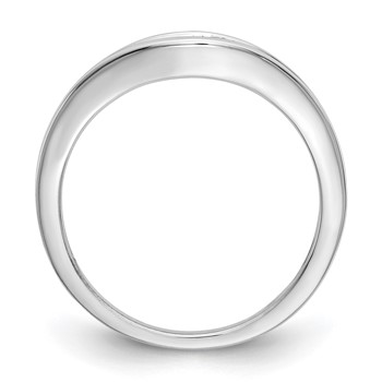 14K White Gold Band Mounting — alternate view