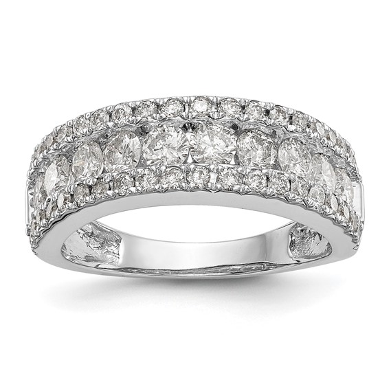 Image of 14K White Gold 1.5 carat Complete Diamond Band