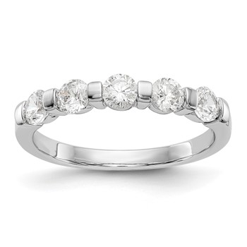 PLatinum 5-Stone Diamond Band Mounting
