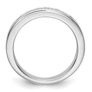 14ky 7-2.6mm Stone Closed Channel Band Mounting — alternate view