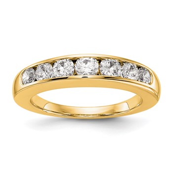 14K Yellow Gold Channel Band Mounting