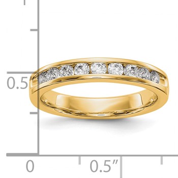 14ky 9-2.4mm Stone Ladies Band Mounting — alternate view
