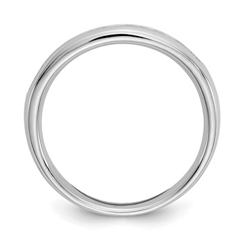 14K White Gold 11-Stone (Holds 11-1.7mm Round) Channel Band Mounting — alternate view