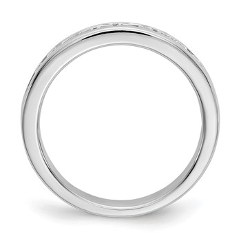 Platinum 11-Stone (Holds 11-2.9mm Round) Channel Band Mounting — alternate view