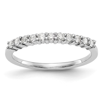 14K White 11-Stone Diamond Band Mounting