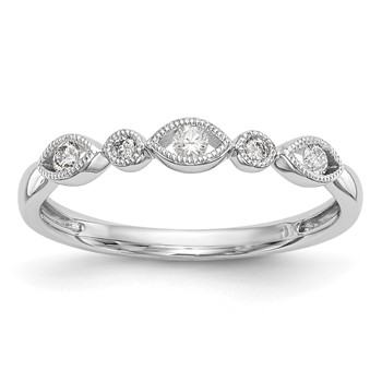 14K White Gold Band Mounting