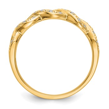 14K Yellow Gold Band Mounting — alternate view
