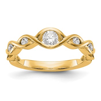 14K Yellow Gold Band Mounting
