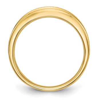 14K Vintage 1/4 carat Complete Diamond Band — alternate view