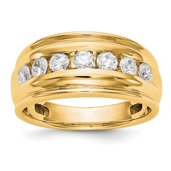 14K Yellow Gold Men's Band Mounting