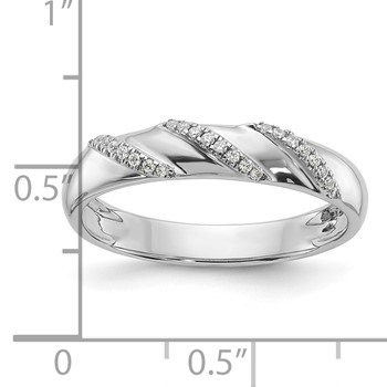 Sterling Silver CZ Ring — alternate view