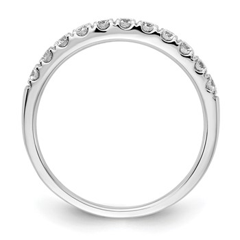 10k 1/2 carat Lab Grown Diamond VS/SI+ G+ Complete Wedding Band — alternate view