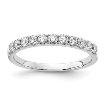 10k 1/2 carat Lab Grown Diamond VS/SI+ G+ Complete Wedding Band