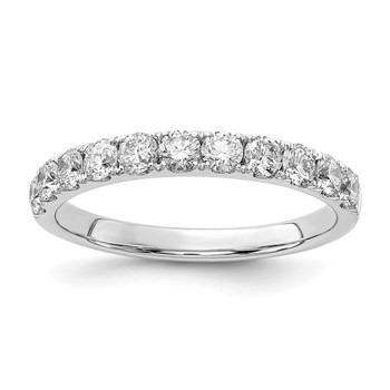 Platinum White Gold 3/4 carat Lab Grown Diamond VS/SI+ G+ Complete Wedding Band