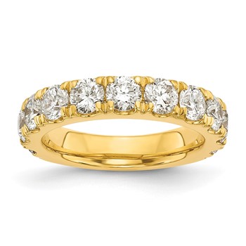 14K Y Gold  2ct Wedding Band, blank, mtg only
