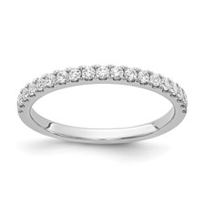 Image of 14k White Gold 3/8 carat Lab Grown Diamond VS/SI+ G+ Complete Band