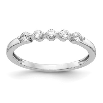 10Kt Yellow Gold 5-stone Diamond Ring
