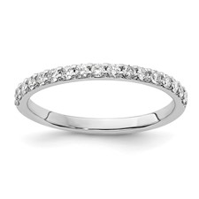 Image of 14k White Gold 1/3 carat Lab Grown Diamond VS/SI+ G+ Complete Band