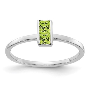 14k Yellow Gold Peridot Ring