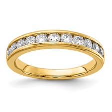 Image of 14k 3/4 carat Lab Grown Diamond VS/SI+ G+ Complete Channel Set Band