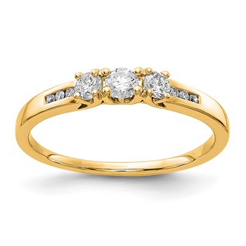 14k Yellow Gold Diamond Ring