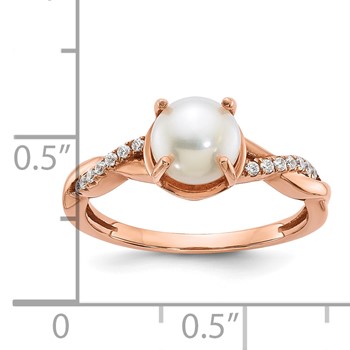 10K RG 7-7.5MM FWC Pearl and 14-1.1mm Rd Dia - Stone:A Mel:S45 — alternate view