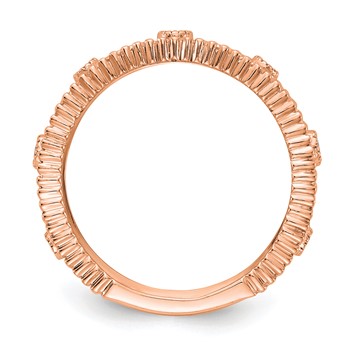 14K Rose Gold Lab Grown Diamond VS/SI+ G+ Ring — alternate view