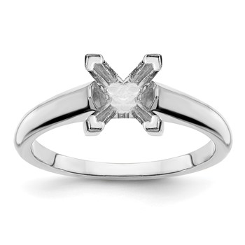 14kw 4.5mm SQUARE Solitaire Mounting Sz 10