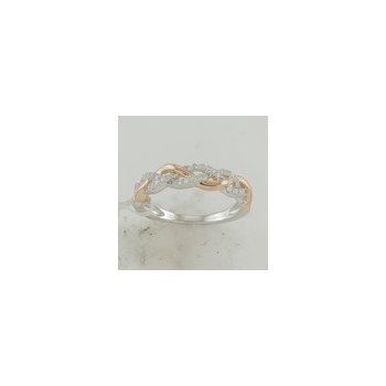 10k Two-tone Diamond Ring