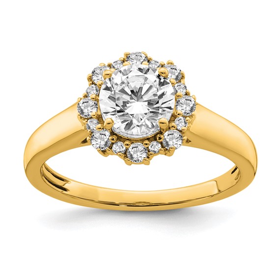True Origin 1 carat Lab Grown Diamond Halo Engagement Ring True Origin 1 carat Lab Grown Diamond Halo Engagement Ring