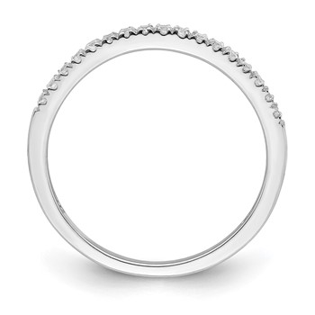 Blooming Bridal 14k White Gold 1/6 carat Diamond Complete Wedding Band — alternate view