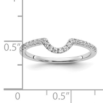 14K White Gold Lab Grown Diamond VS/SI+ G+ Matching Wedding Band — alternate view