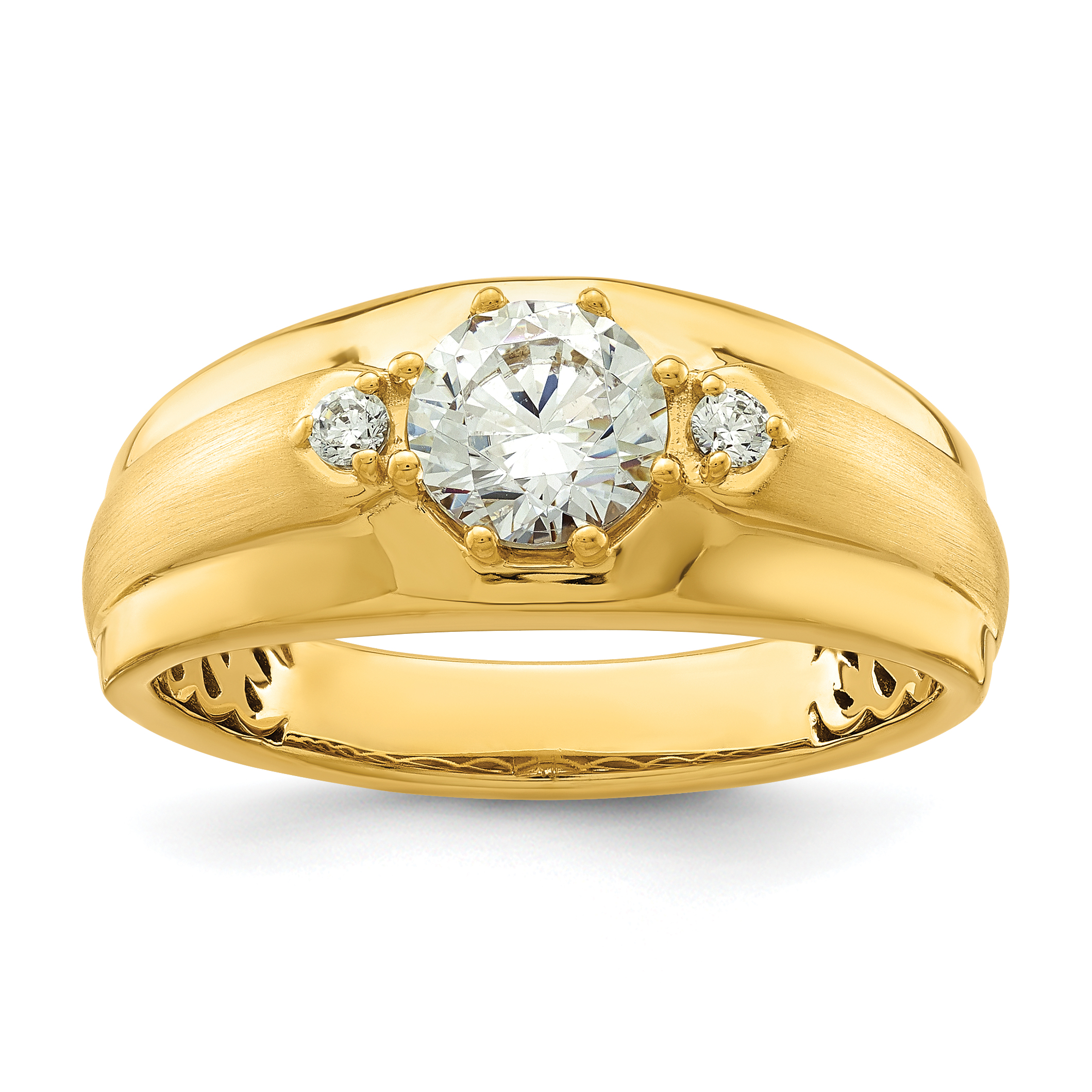 ORRA Diamond Semi Mount Ring For Him MRG16020, Size: 19 at Rs 41185 in  Aurangabad