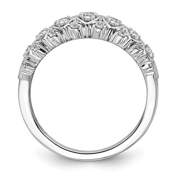 14K White Gold 3/4 carat Complete Diamond Ring — alternate view