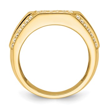 IBGoodman 14k 1/3 carat Lab Grown Diamond VS/SI+ G+ Men's Ring — alternate view