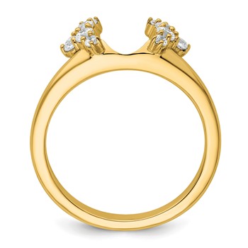 14k Complete Diamond Wrap Ring — alternate view