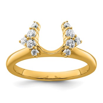 14k Complete Diamond Wrap Ring