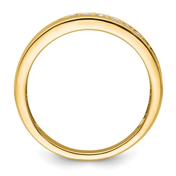 True Origin 14K Yellow Gold Men's 3/8 carat Lab Grown Diamond VS+ F+ Complete Band — alternate view