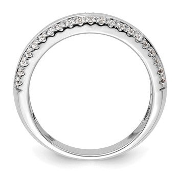 True Origin 14K White Gold Men's 1/2 carat Lab Grown Diamond VS+ F+ Complete Band — alternate view