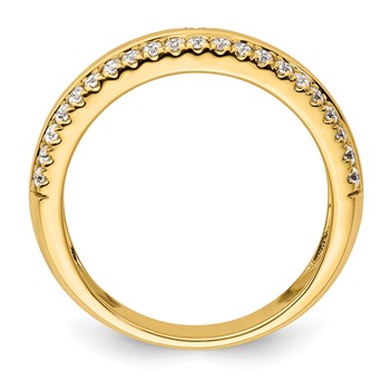 True Origin 14K Yellow Gold Men's 1/2 carat Lab Grown Diamond VS+ F+ Complete Band — alternate view