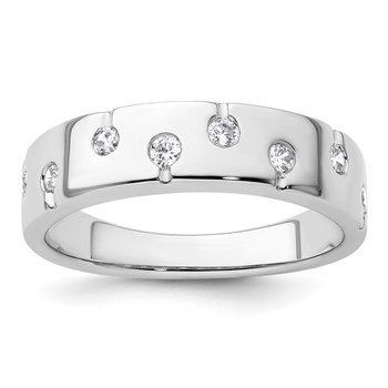 Platinum TRUE ORIGIN Lab Grown Diamond VS+ F+ Men's Band