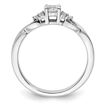 10kw Diamond Complete Promise Ring — alternate view