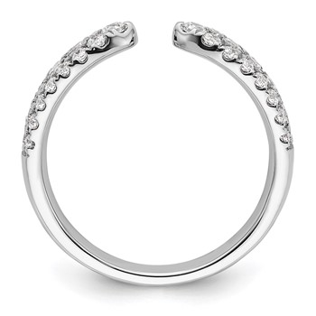 True Origin 14K White Gold 3/4 carat Lab Grown Diamond VS+ F+ Complete Wedding Band — alternate view