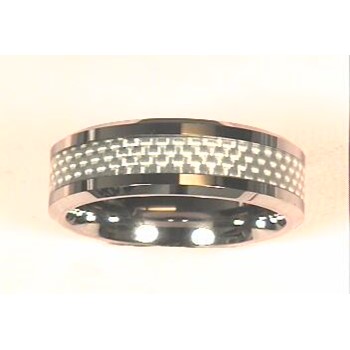 MEN'S TUNGSTEN AND CARBON FIBER BAND -