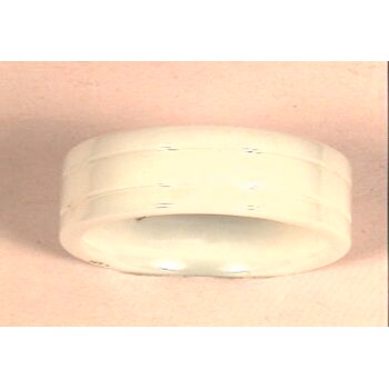 MEN'S WHITE CERAMIC BAND -