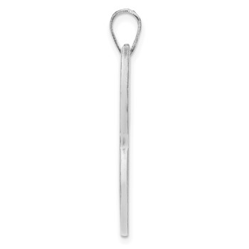 Sterling Silver/Rhodium-plated Dog Bone Picture Jewelry Pendant — alternate view