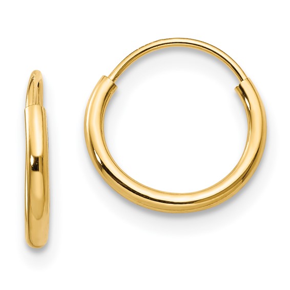 Madi K® Endless Hoop Earrings - Quality Gold