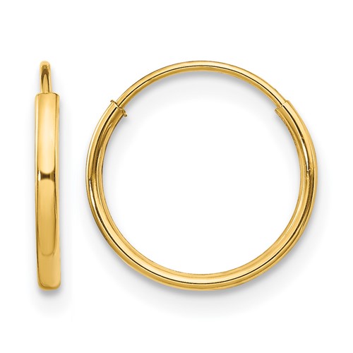 14k Madi K Endless Hoop Earrings